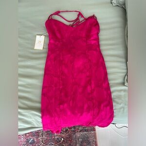 FLORENZA MAXI DRESS - FUCHSIA
